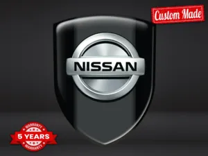 Nissan Emblème Bombé Finition Badges Haut de Gamme